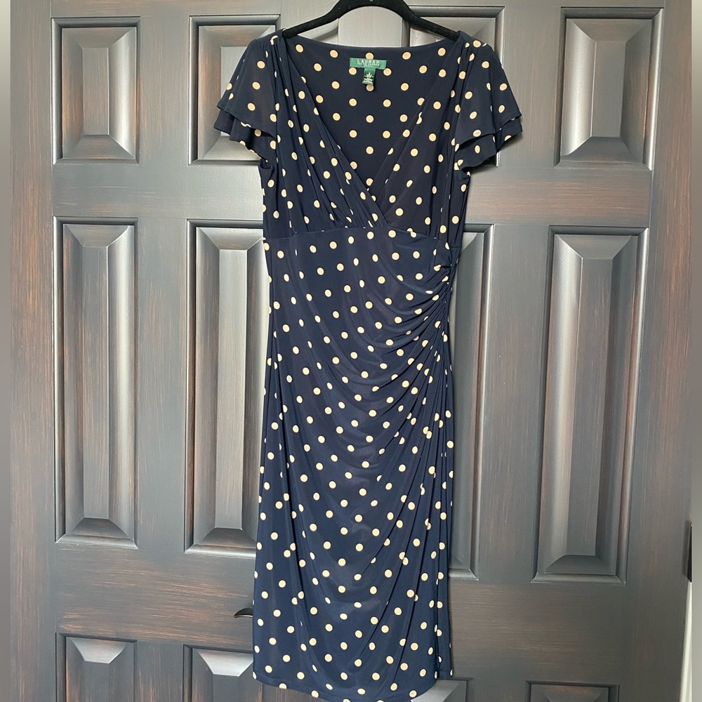 Ralph Lauren polka dot dress